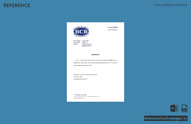 Beispiel für die Schließung der Burundi Creditbank (Vorschau)